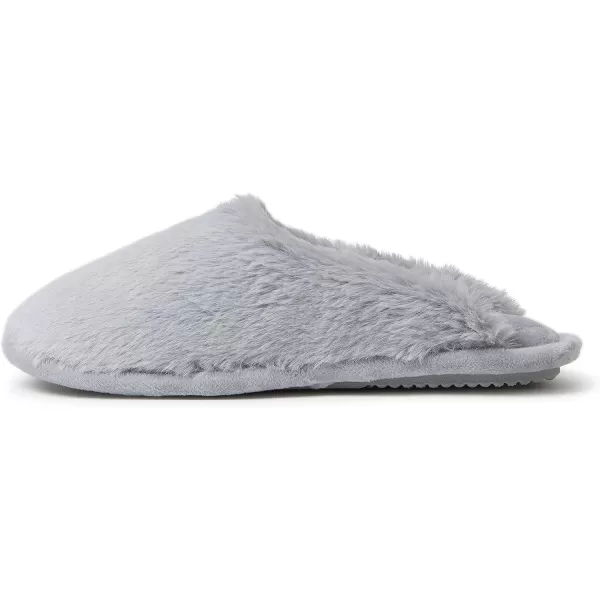 Dearfoams Women's Bailey Plush Furry Scuff Slipper
