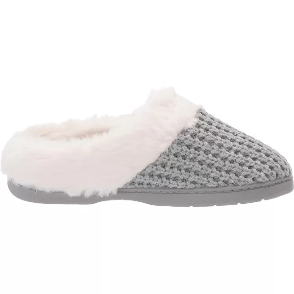 Dearfoams Women's Claire Textured Knit Clog Slipper