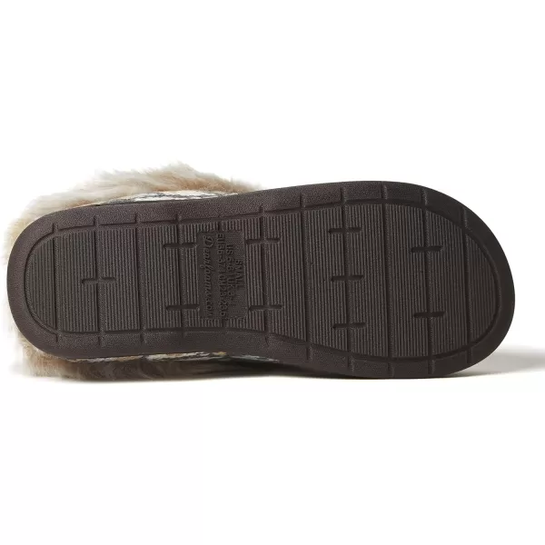 Dearfoams Women's Claire Textured Knit Clog Slipper