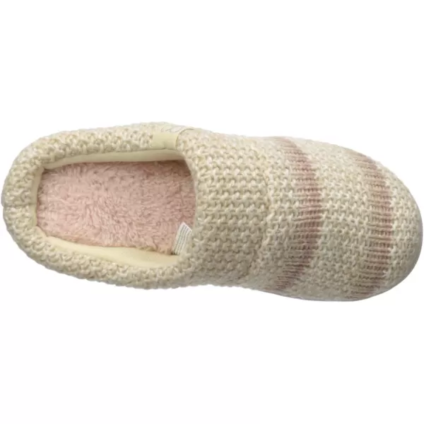 Dearfoams Women's Df Textured Knit Clog Slipper