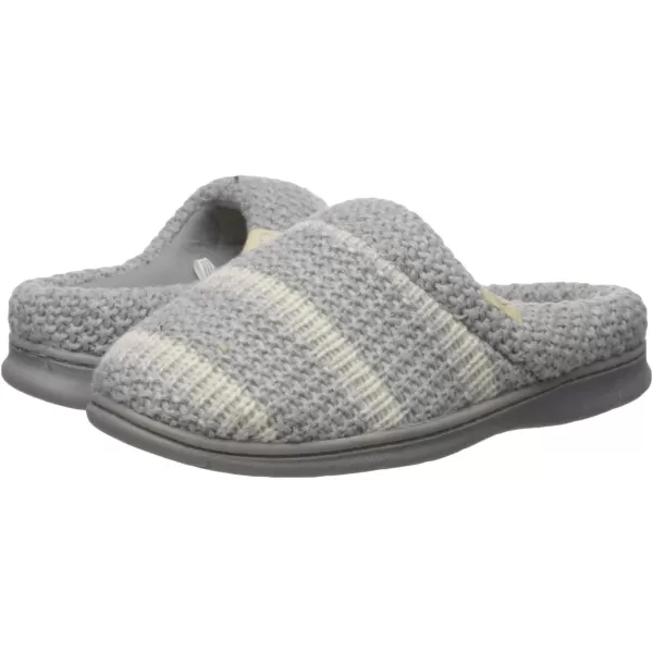 Dearfoams Women's Df Textured Knit Clog Slipper