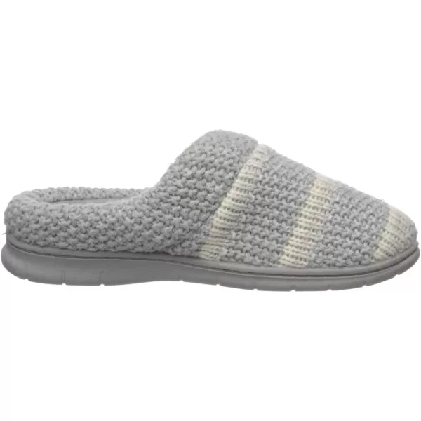 Dearfoams Women's Df Textured Knit Clog Slipper
