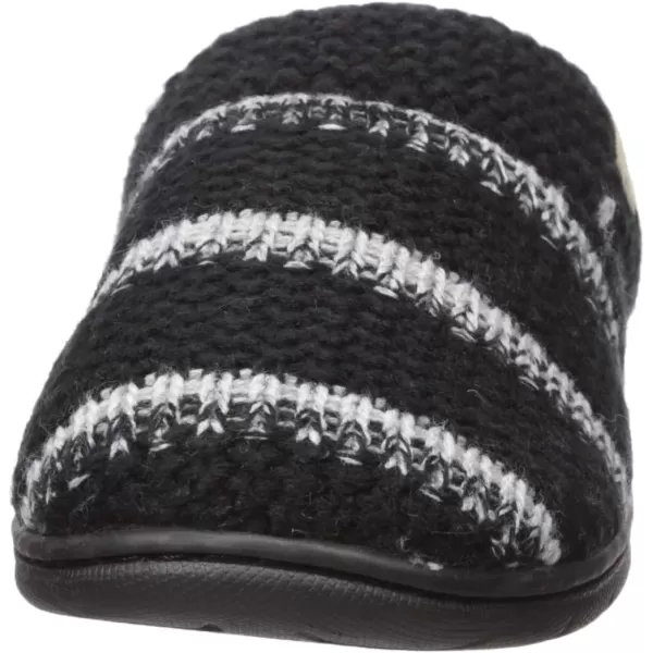 Dearfoams Women's Df Textured Knit Clog Slipper