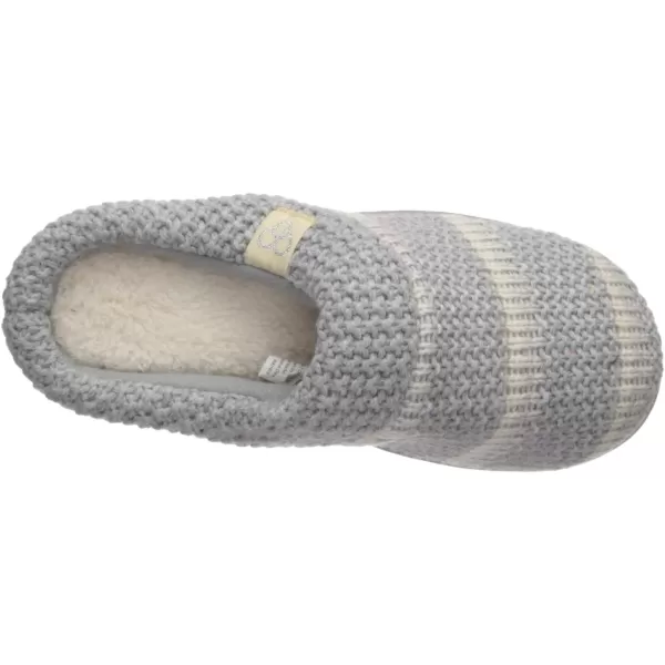 Dearfoams Women's Df Textured Knit Clog Slipper