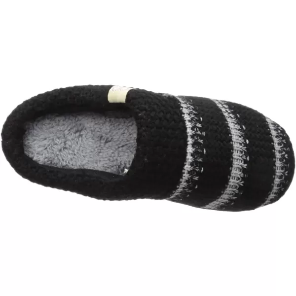 Dearfoams Women's Df Textured Knit Clog Slipper
