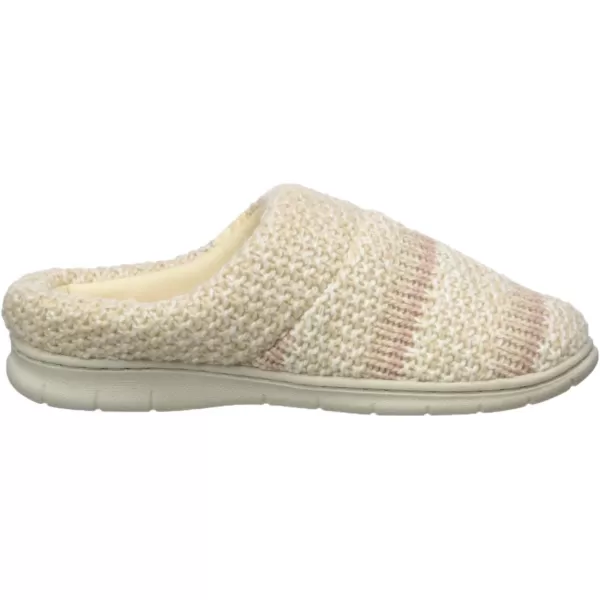 Dearfoams Women's Df Textured Knit Clog Slipper