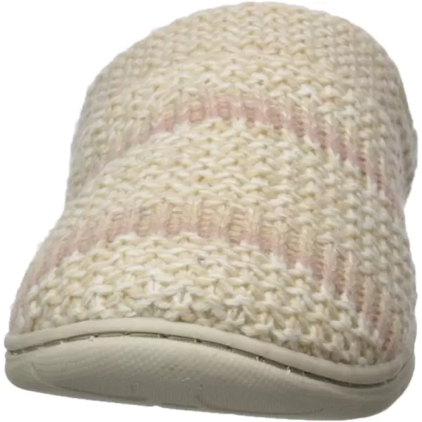 Dearfoams Women's Df Textured Knit Clog Slipper