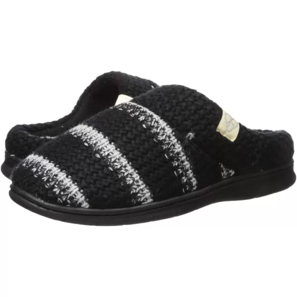Dearfoams Women's Df Textured Knit Clog Slipper