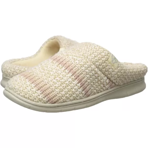Dearfoams Women's Df Textured Knit Clog Slipper