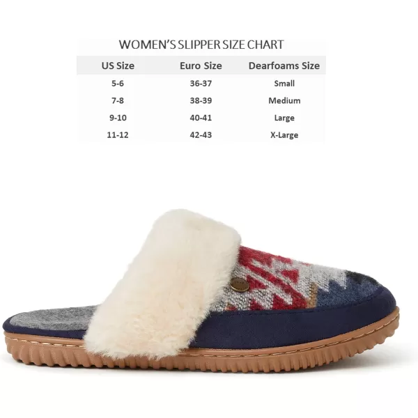 Dearfoams Women's Geneva Closed Toe Scuff Slipper