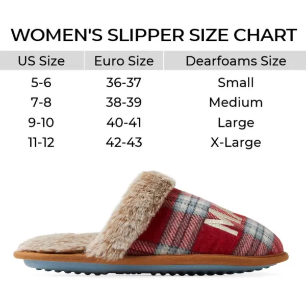 Dearfoams Women's Gifts for Mom Cute Cozy Mothers Day Mama Bear Slipper