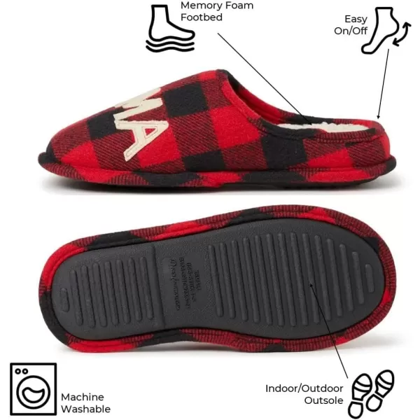Dearfoams Women's Gifts for Mom Cute Cozy Mothers Day Mama Bear Slipper
