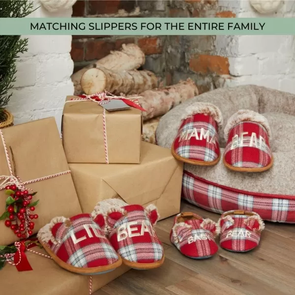 Dearfoams Women's Gifts for Mom Cute Cozy Mothers Day Mama Bear Slipper