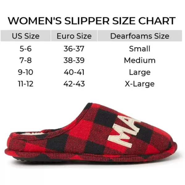 Dearfoams Women's Gifts for Mom Cute Cozy Mothers Day Mama Bear Slipper