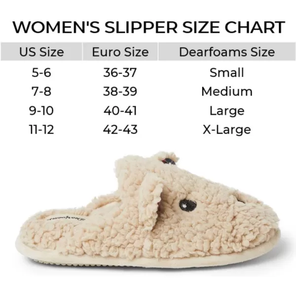 Dearfoams Women's Shay Giftable Holiday Themed Novelty Scuff Slipper