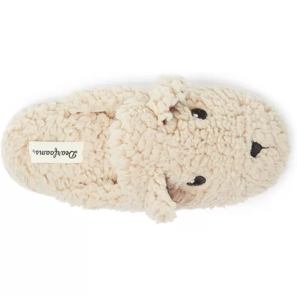 Dearfoams Women's Shay Giftable Holiday Themed Novelty Scuff Slipper