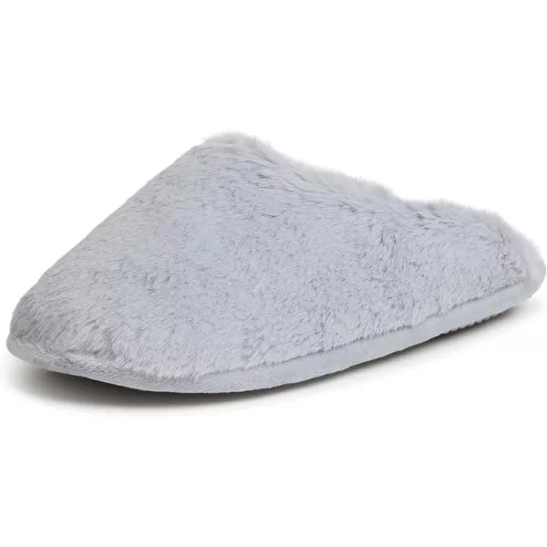 Dearfoams Women's Bailey Plush Furry Scuff Slipper