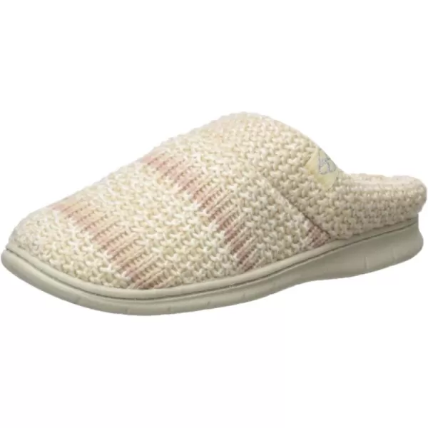 Dearfoams Women's Df Textured Knit Clog Slipper