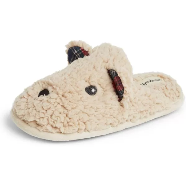 Dearfoams Women's Shay Giftable Holiday Themed Novelty Scuff Slipper