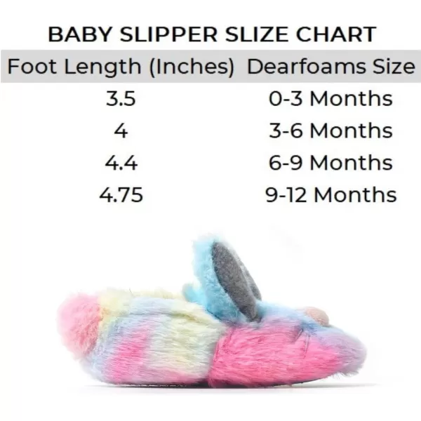 Dearfoams Easter Basket Stuffers Gifts for Kids Family Matching Fuzzy Bunny Slippers