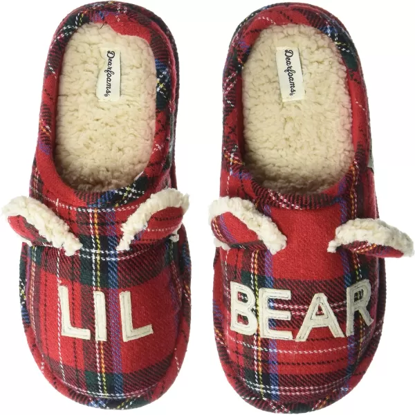 Dearfoams Easter Basket Stuffers Gifts for Kids Toddler Lil Bear and Baby Bear Slipper