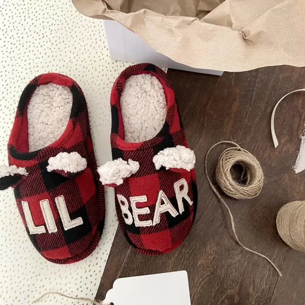 Dearfoams Easter Basket Stuffers Gifts for Kids Toddler Lil Bear and Baby Bear Slipper