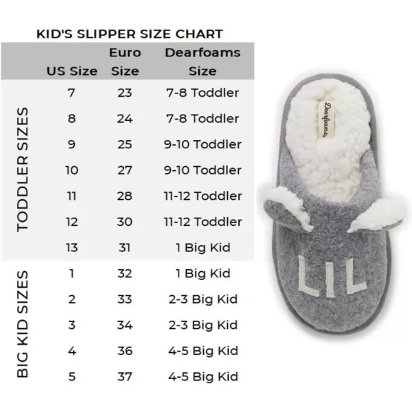 Dearfoams Easter Basket Stuffers Gifts for Kids Toddler Lil Bear and Baby Bear Slipper