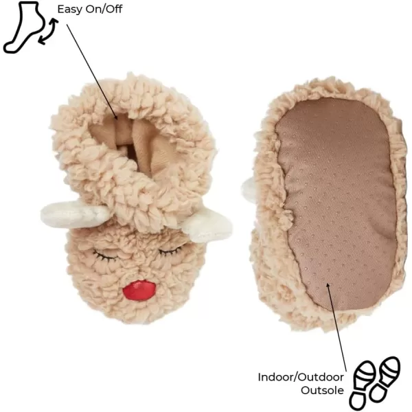 Dearfoams Matching Family Holiday Christmas Reindeer &amp; Turkey Scuff