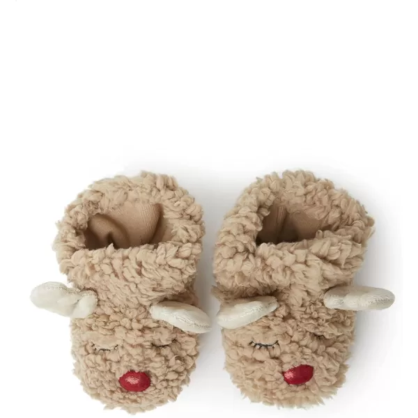 Dearfoams Matching Family Holiday Christmas Reindeer &amp; Turkey Scuff