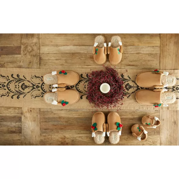 Dearfoams Matching Family Holiday Christmas Reindeer &amp; Turkey Scuff