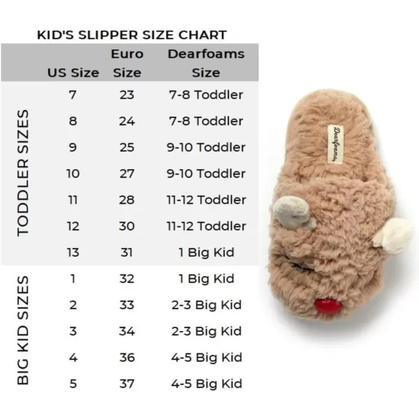 Dearfoams Matching Family Holiday Christmas Reindeer &amp; Turkey Scuff
