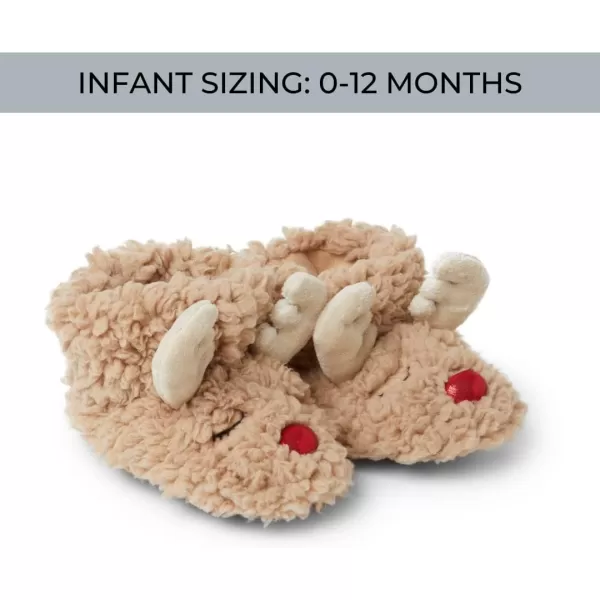 Dearfoams Matching Family Holiday Christmas Reindeer &amp; Turkey Scuff