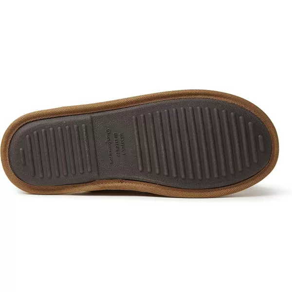 Dearfoams Men's Bradford Suede Closed Toe Indoor/Outdoor Scuff Slipper
