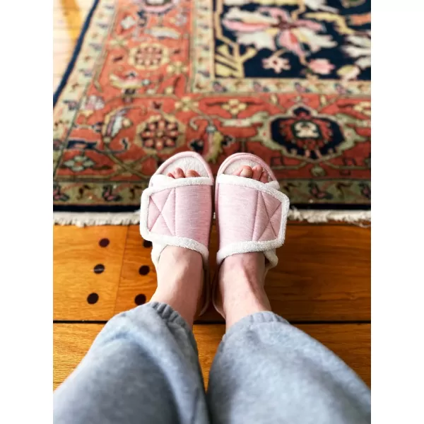 Dearfoams Women's Adjustable Indoor/Outdoor Machine Washable Memory Foam Slide Slipper