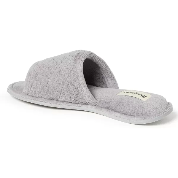 Dearfoams Women's Beatrice Terry Side Gore Slide Slipper
