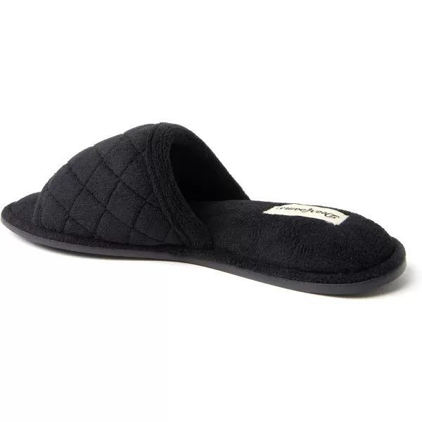 Dearfoams Women's Beatrice Terry Side Gore Slide Slipper