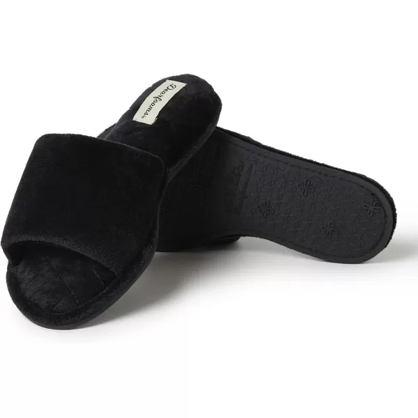 Dearfoams Women's Beatrice Velour Slide Slipper