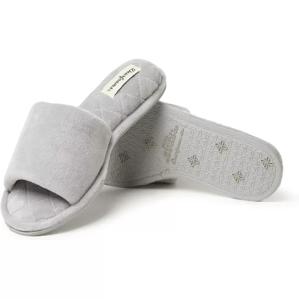 Dearfoams Women's Beatrice Velour Slide Slipper