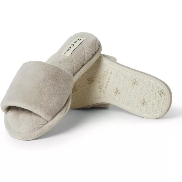 Dearfoams Women's Beatrice Velour Slide Slipper