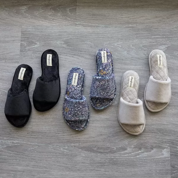 Dearfoams Women's Beatrice Velour Slide Slipper