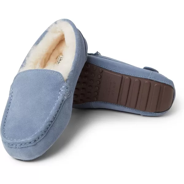 Dearfoams Women's Fireside Water Resistant Mel Shearling Moccasin Slipper