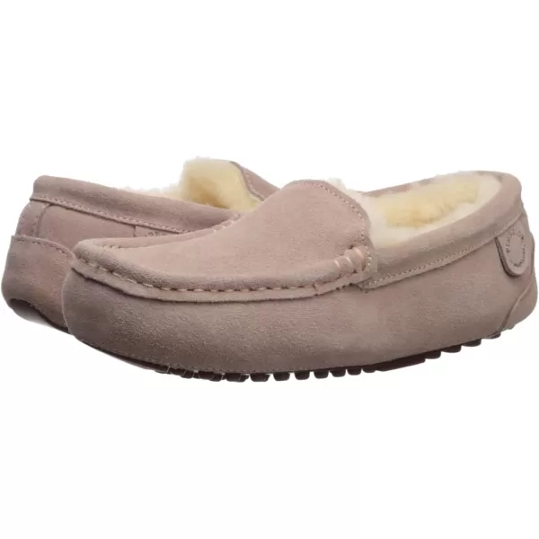 Dearfoams Women's Fireside Water Resistant Mel Shearling Moccasin Slipper