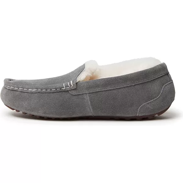 Dearfoams Women's Fireside Water Resistant Mel Shearling Moccasin Slipper