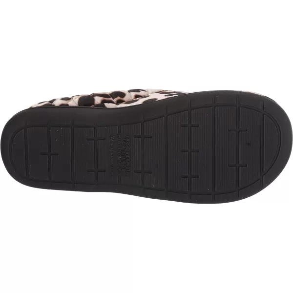 Dearfoams Women's Indoor/Outdoor Memory Foam Darcy Microfiber Velour Clog, Wide Widths Slipper