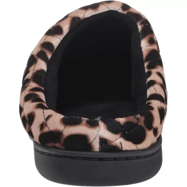Dearfoams Women's Indoor/Outdoor Memory Foam Darcy Microfiber Velour Clog, Wide Widths Slipper