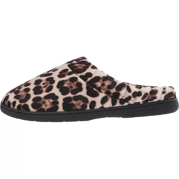 Dearfoams Women's Indoor/Outdoor Memory Foam Darcy Microfiber Velour Clog, Wide Widths Slipper