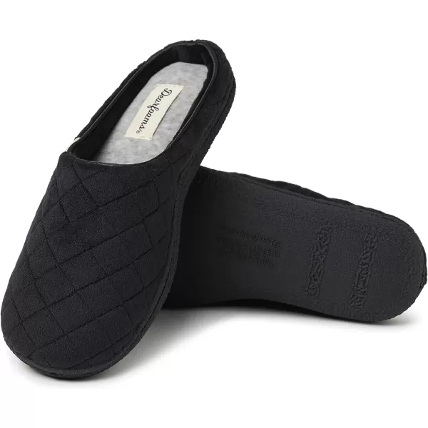 Dearfoams Women's Lacey Machine Washable Memory Foam Comfort Easy on/Off Clog Slipper