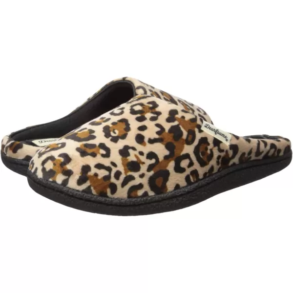 Dearfoams Women's Lacey Machine Washable Memory Foam Comfort Easy on/Off Clog Slipper