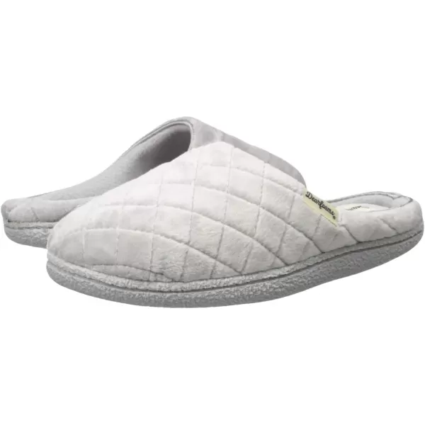 Dearfoams Women's Lacey Machine Washable Memory Foam Comfort Easy on/Off Clog Slipper