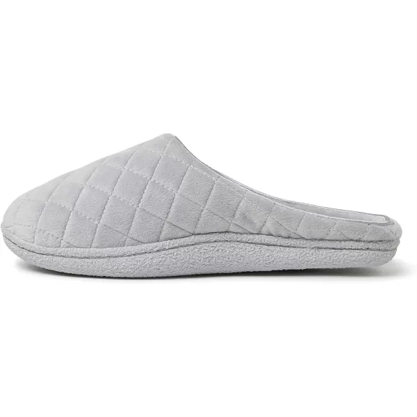 Dearfoams Women's Lacey Machine Washable Memory Foam Comfort Easy on/Off Clog Slipper